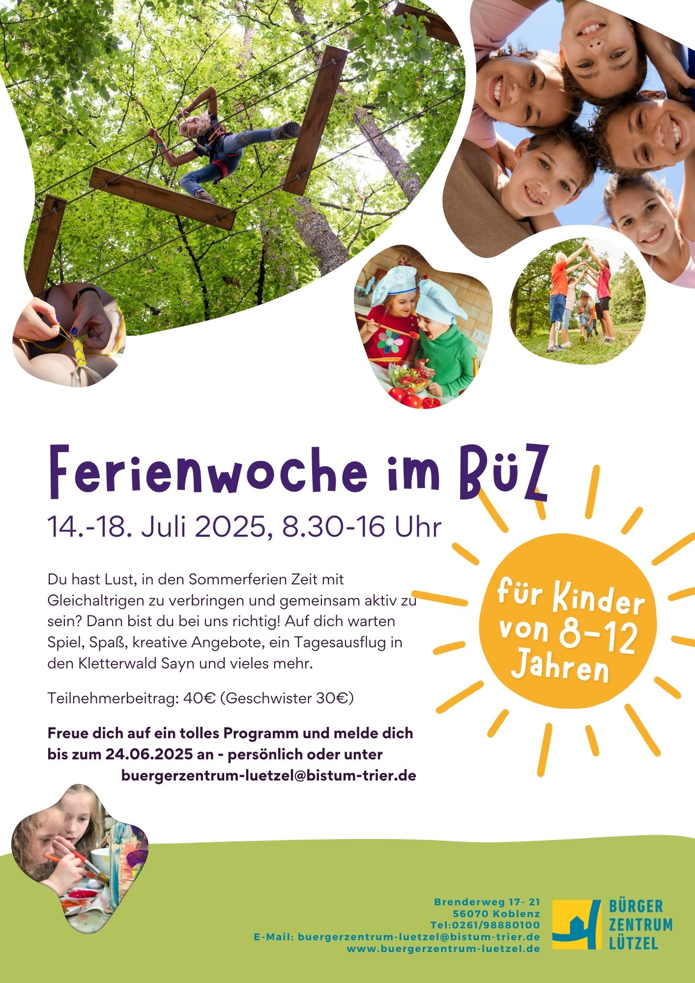 Ferienwoche im BüZ Flyer A4