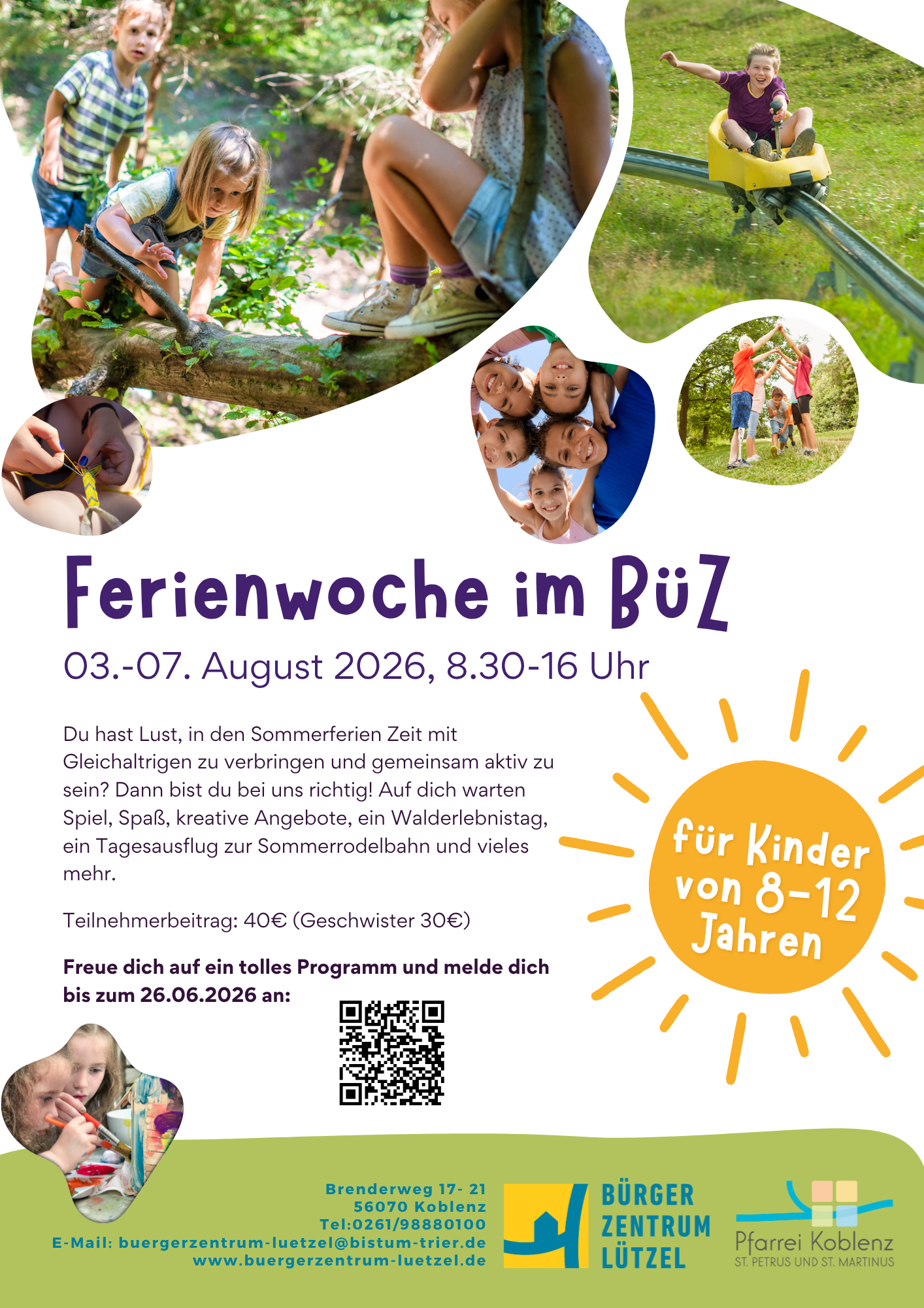 Ferienwoche im BüZ Flyer A4