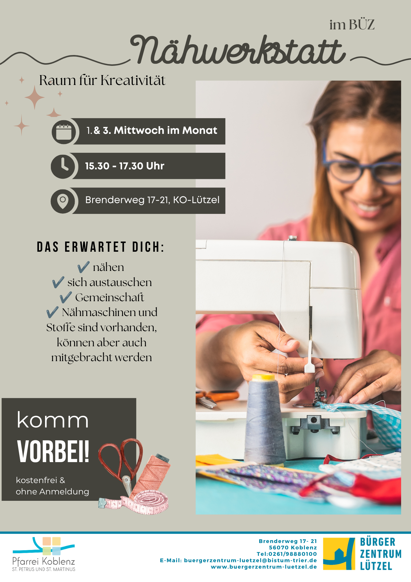 Nähwerkstatt (Flyer A4)