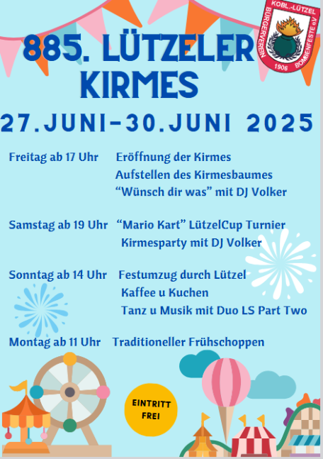 Plakat_Kirmes_Lützel