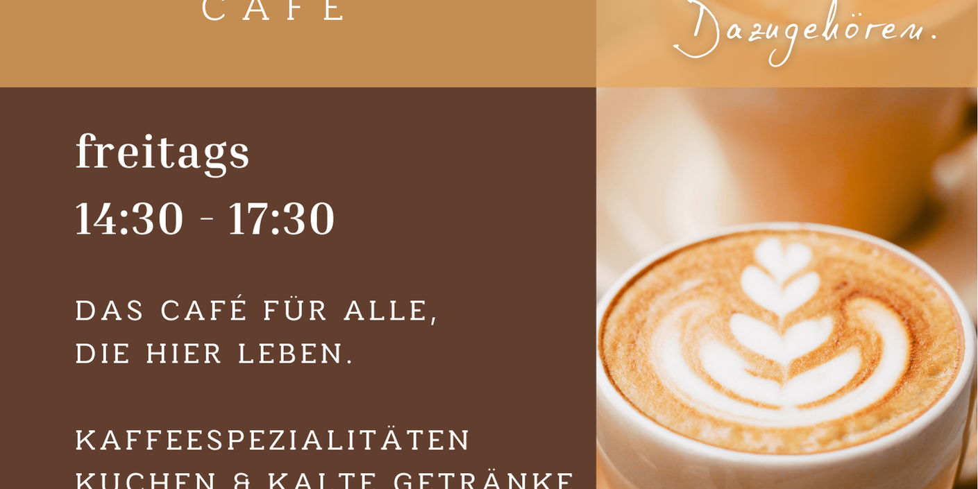 Stadtteil Café Flyer A5 (dunkel)